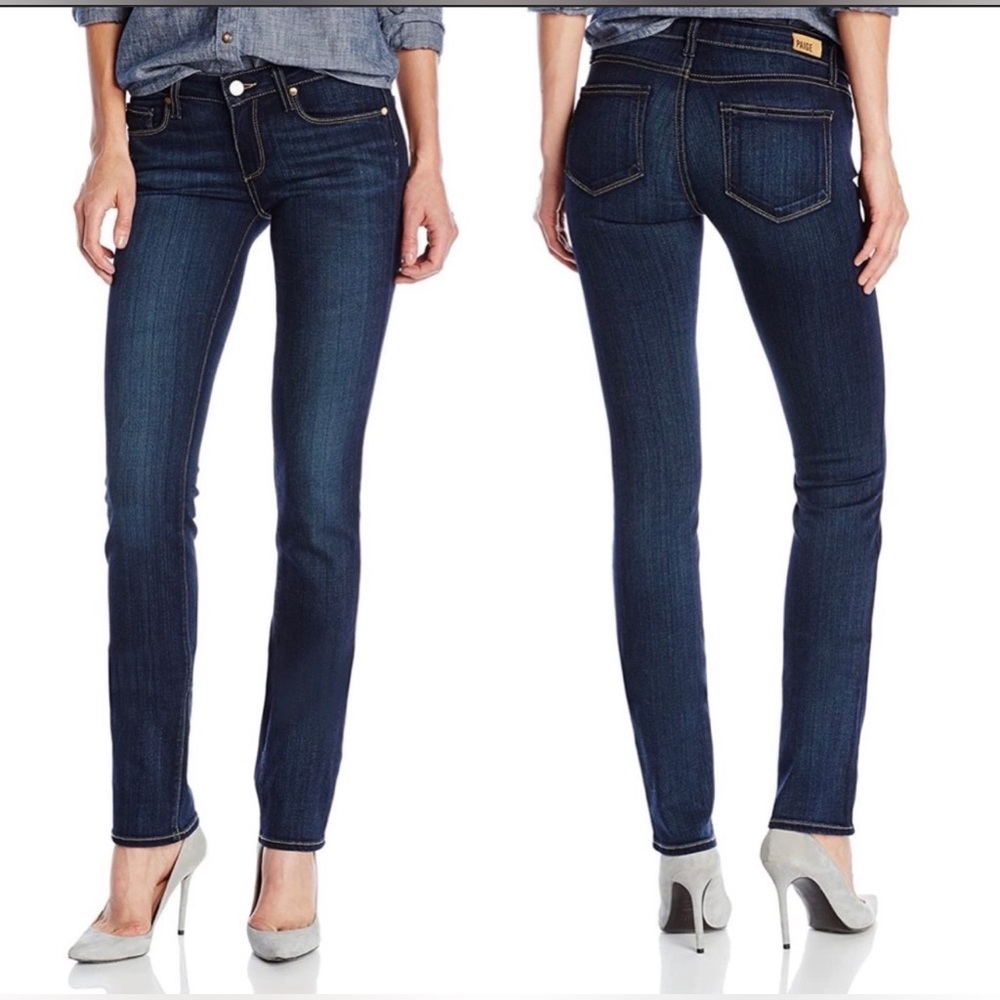 Paige Skyline Straight in Stream wash, size 30